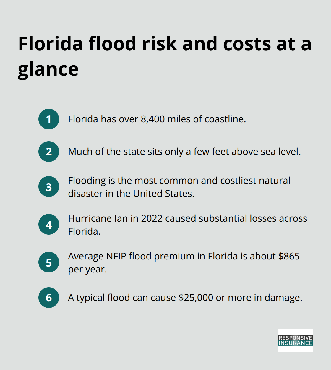 Key Florida flood risk factors and typical costs for homeowners