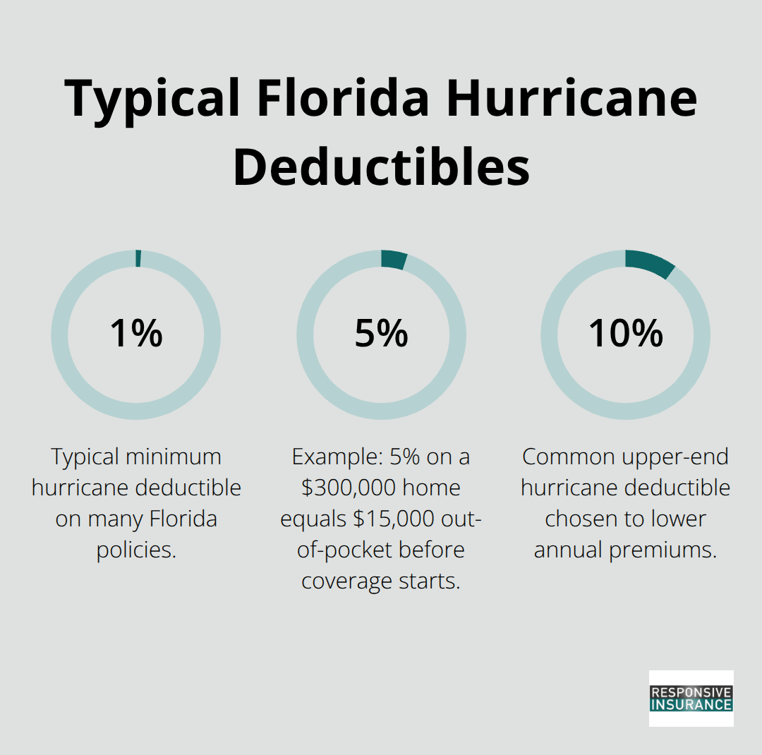 Common hurricane deductible percentages and what they mean for homeowners - hurricane insurance florida